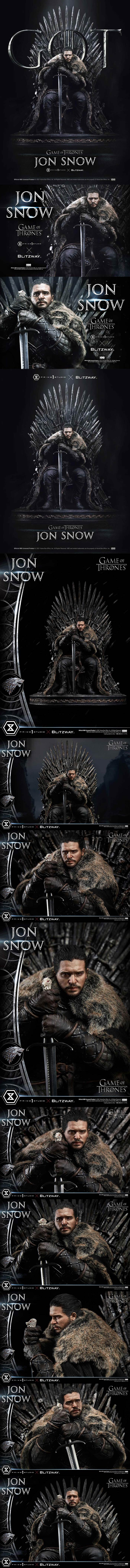Prime Studio X Blitzway Game Of Thrones Jon Snow Statue